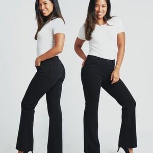 Betabrand Classic Straight Leg Yoga Dress Pants